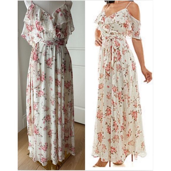 Premier Amour Women's Floral Maxi Dress Size 14 Wedding Summer Beach Pictures - Picture 1 of 16